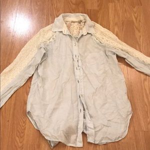 Anthropologie Lace shirt